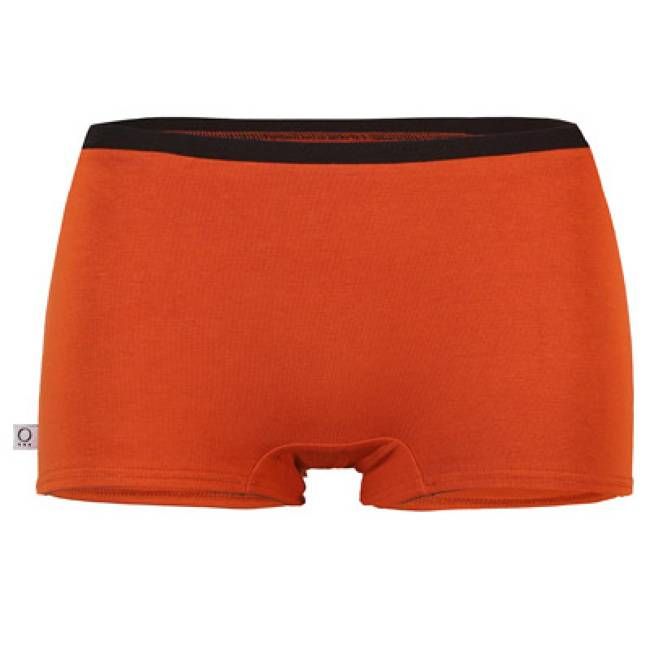 Bio-Baumwolle Damen-Badeshorts Isi rost / schwarz - kaufen