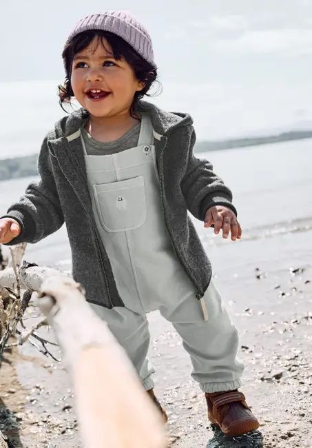 Sweat dungarees GARMENT DYE made from pure organic cotton