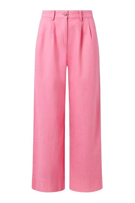 LION - Linen/OC Blend trouser - Pink