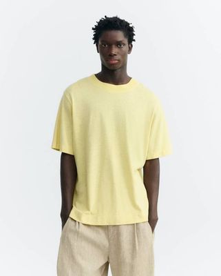 Yellow hemp Roy T-shirt