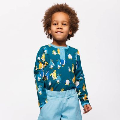 Wagener long-sleeved top with penguins