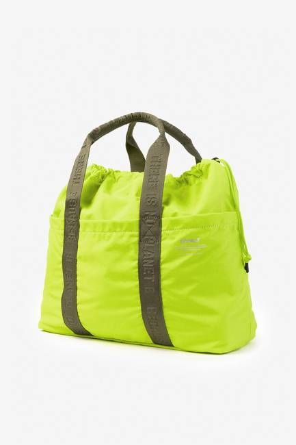 LIME GREEN AKIRA TOTE BAG