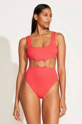 The Icon One Piece - Coral Glow EcoRib BT