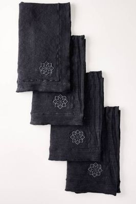 Day For Night Napkins Slate/Slate