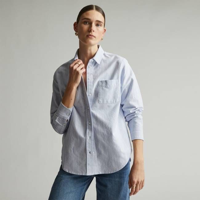 The Must-Have Oxford Shirt | Periwinkle / White