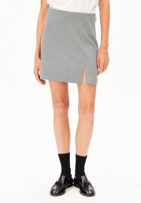 VANJARAA MINI SKIRT | silver melange