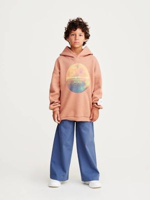 Change the World -honeycomb hoodie, kids