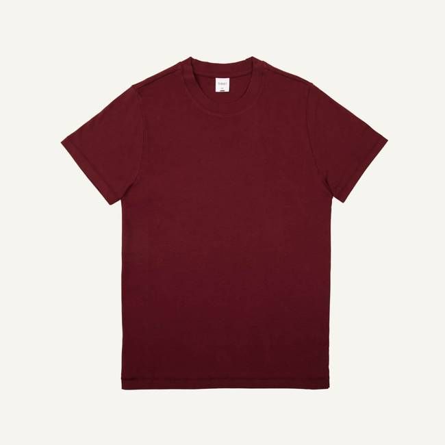 Organic Cotton Classic Tee in Garnet