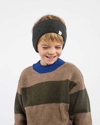 Knitted Headband charcoal