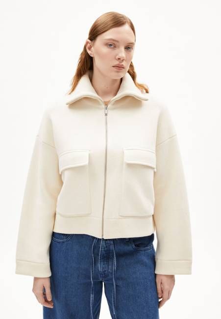 JOANIAAS KNIT JACKET | oatmilk
