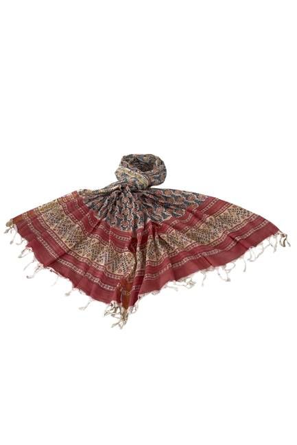 Cotton Blockprint Stole No. 33 Jodhpur Edit