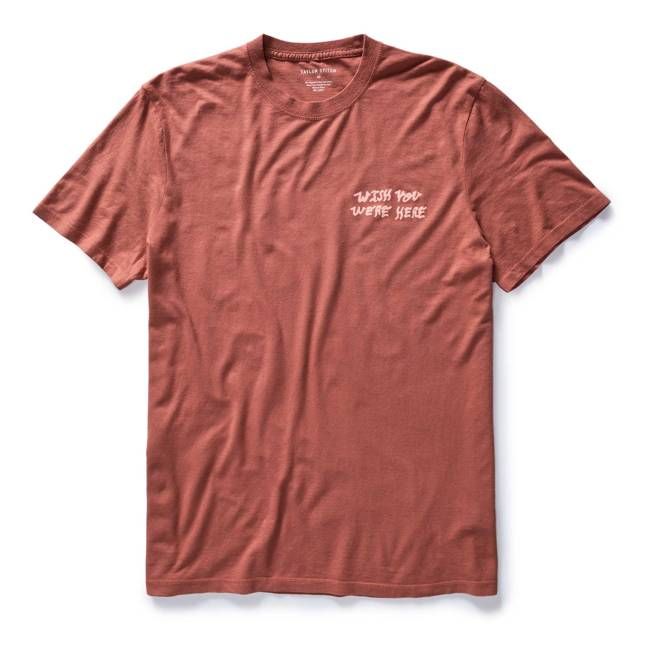 The Cotton Hemp Tee in Wish You Were Here