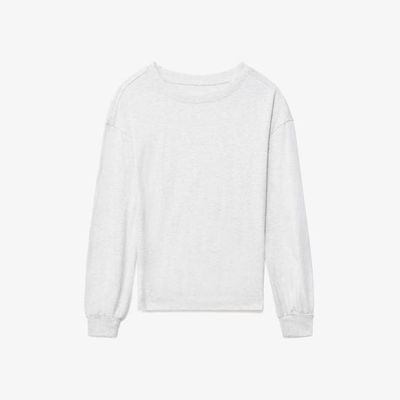 The Organic Cotton Long-Sleeve Tee |  Heathered Grey