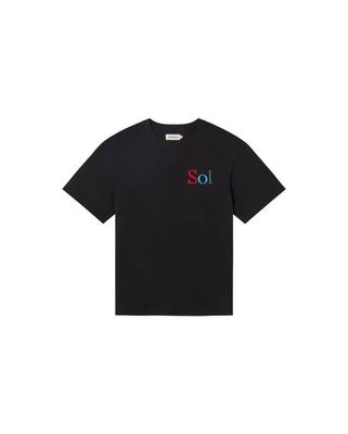 Embroidered sol type Aaron t-shirt