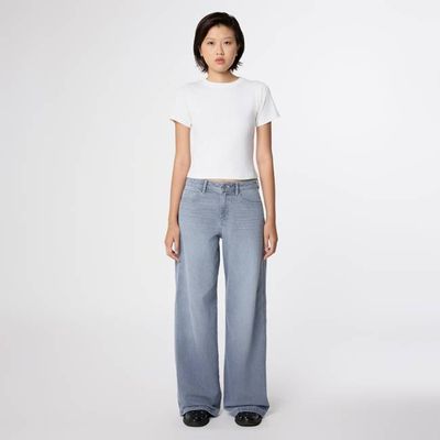 SUNNY Wide Leg Minimal Stretch - Classic - Slate Grey