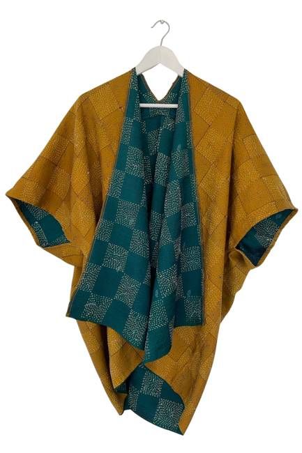Vintage Silk Trudi Poncho No.68 Jodhpur Edit