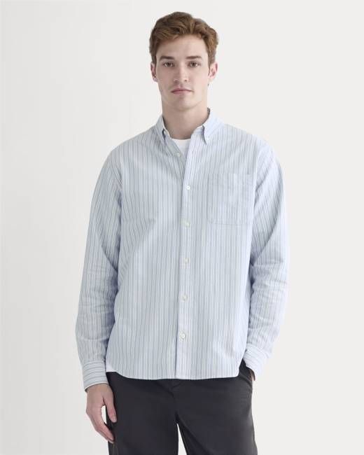 The Classic Oxford Shirt | Summer Sky Stripe | Standard