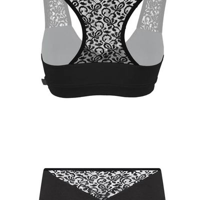Set Bio-Hipster & Bustier Jondel schwarz - kaufen