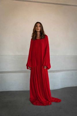 HARMONY-KLEID - ROT