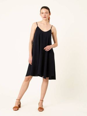 VESTIDO DE TIRANTES OLIVIA MARINO LINO