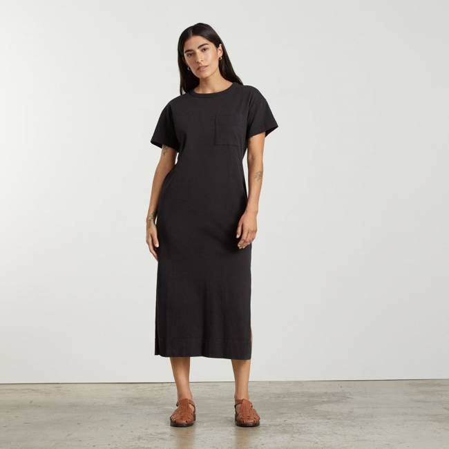 The Organic Weekend Maxi Dress | Black
