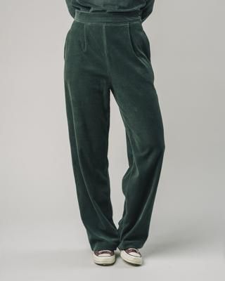 Corduroy Oversized Pants Forest Green