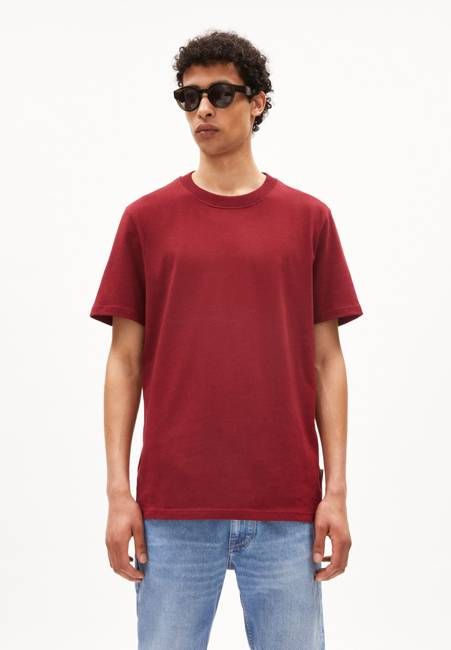 MAARKOS T-SHIRT | dark crimson
