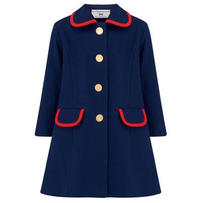 Kensington Girls Coat - Serpentine Blue