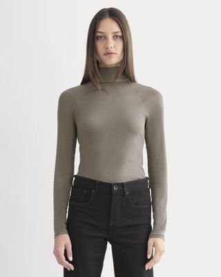 Tie-Neck Top in Butterluxe | Taupe