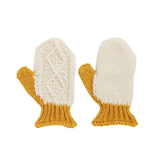 Finchley Merino Children's Mittens - Mustard