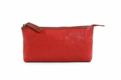 Toiletry Pouch | Leather & Fire-hose