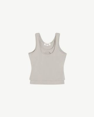 Troye Double Tank Rocky Grey