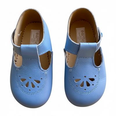 Britannical x Early Days - Robin Pre-Walker Baby Shoes - Porcelain Blue