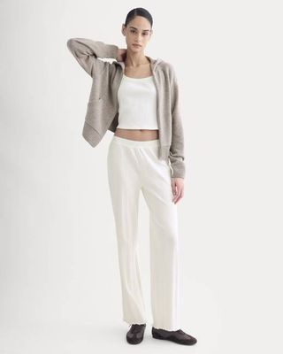 Lounge Rib Pant | Bone