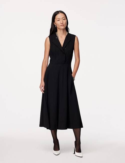 Panelled Dress - Resale | Black