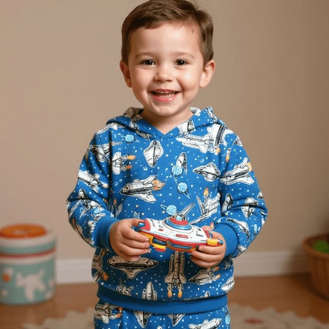 Deep In Orbit Hooded Jogger Set