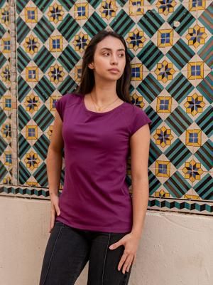 Cap Sleeve berry