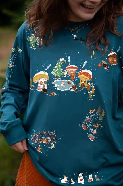 Christmas Shenanigans Oversized Top