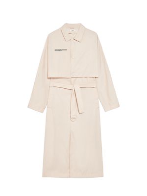 Archive Womens Recycled Nylon Trench Coat—sand