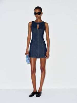 Pola Denim Mini Dress