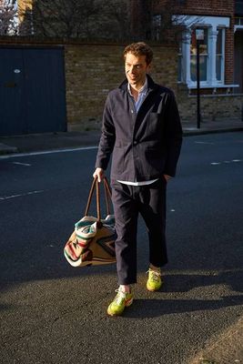 Recycled Twill Navy Chancery Cotton Suit