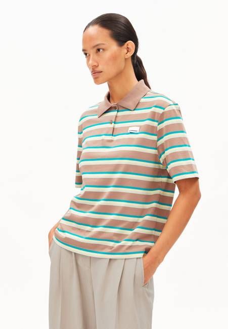 STRIPE POLO T-SHIRT