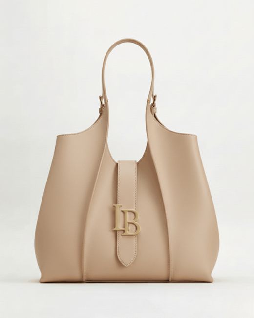 Mayfair Nude Shoulder Plant Based Leather Bag  (Pre-Order For delivery 28th May 2026)