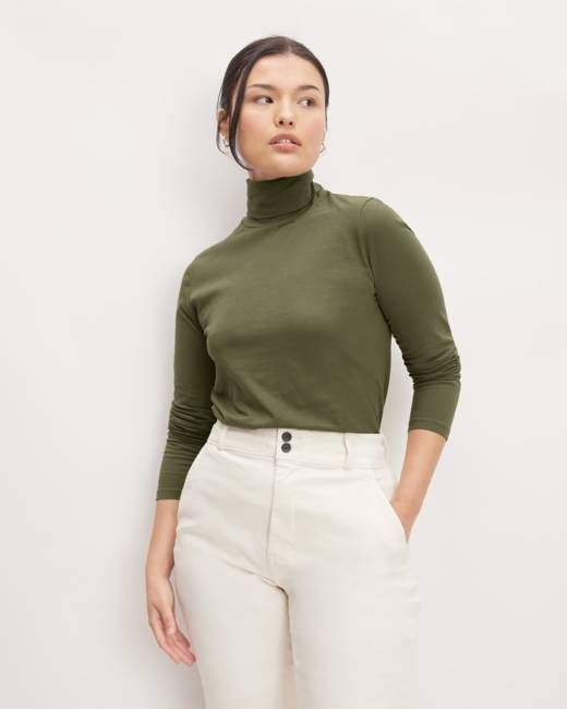 The Organic Cotton Turtleneck | Kalamata