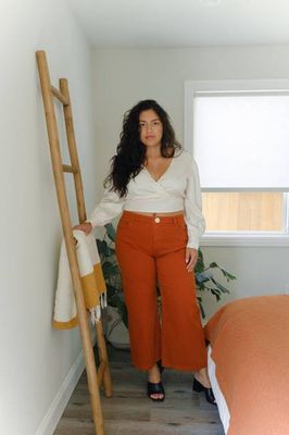 Sample Sale Flora Pant in Rust Extended