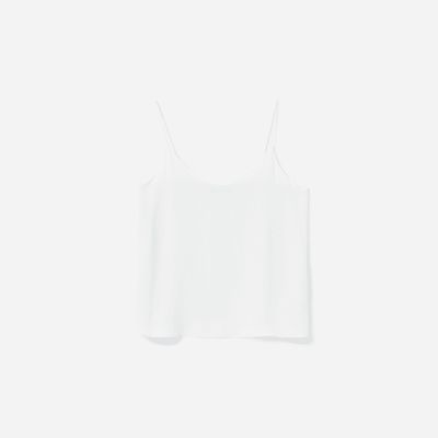 The Washable Clean Silk Cami | Grey White