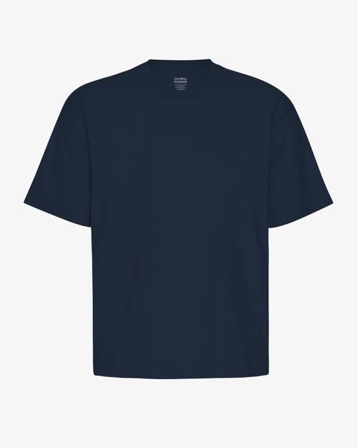Oversized Organic T-Shirt - Navy Blue