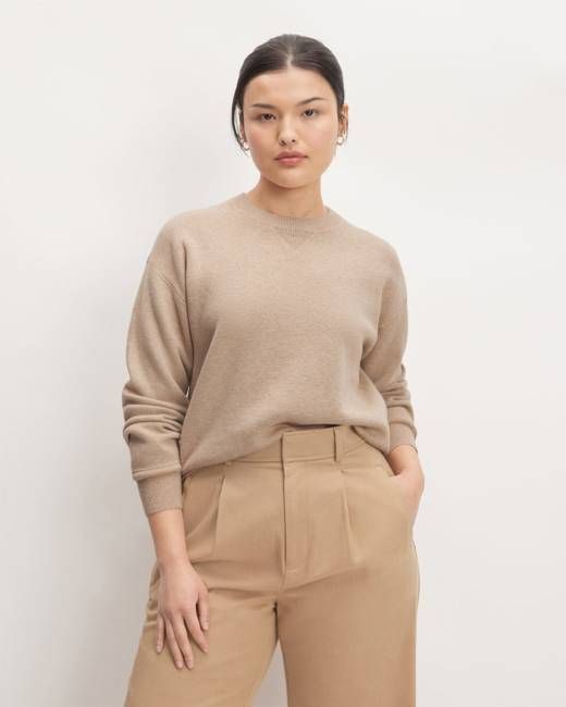 The Cotton-Merino Sweatshirt | Warm Oat Heather