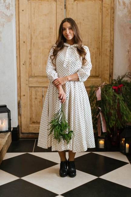 Jasmine Dress, 3/4 Sleeve