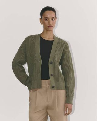 The Boxy Cardigan in Everyday Cotton | Kalamata